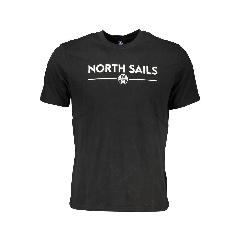 North Sails Black Cotton T-Shirt North Sails