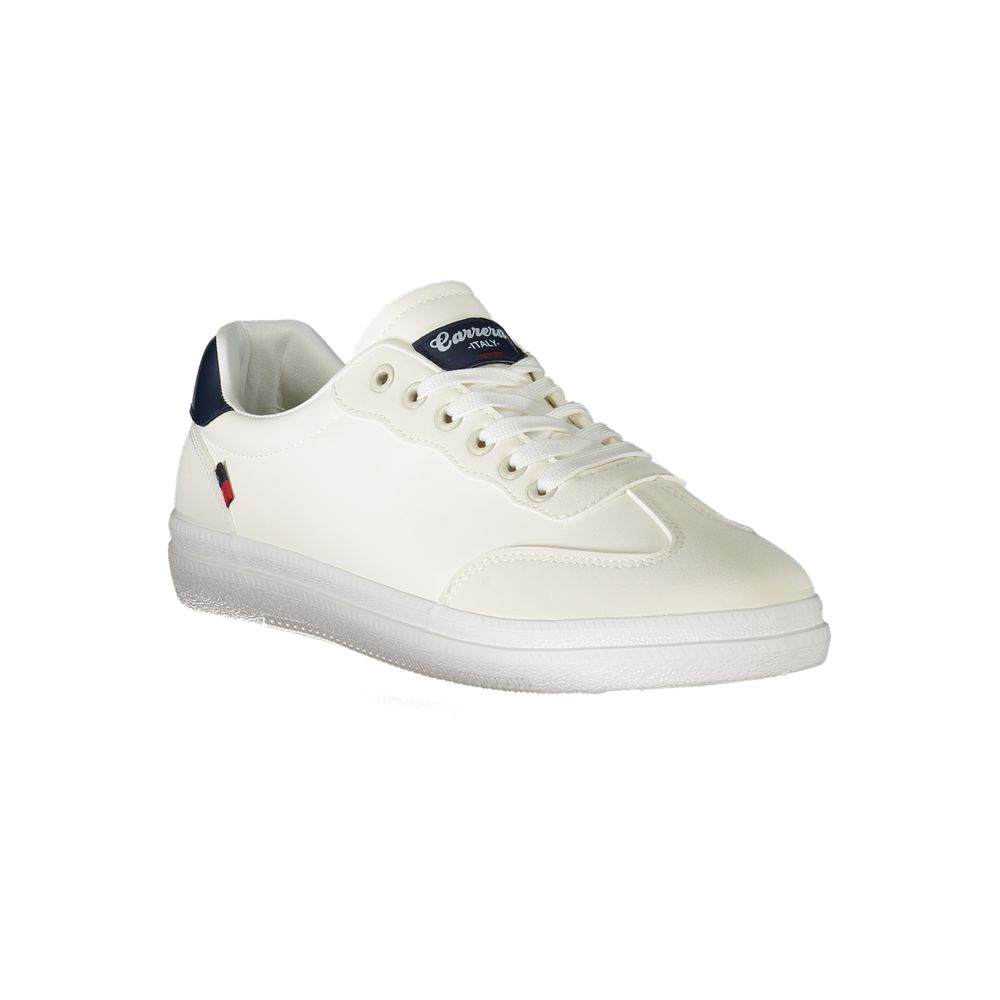 Carrera White Polyester Sneaker