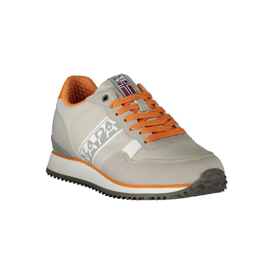 Napapijri Gray Polyester Sneaker Napapijri