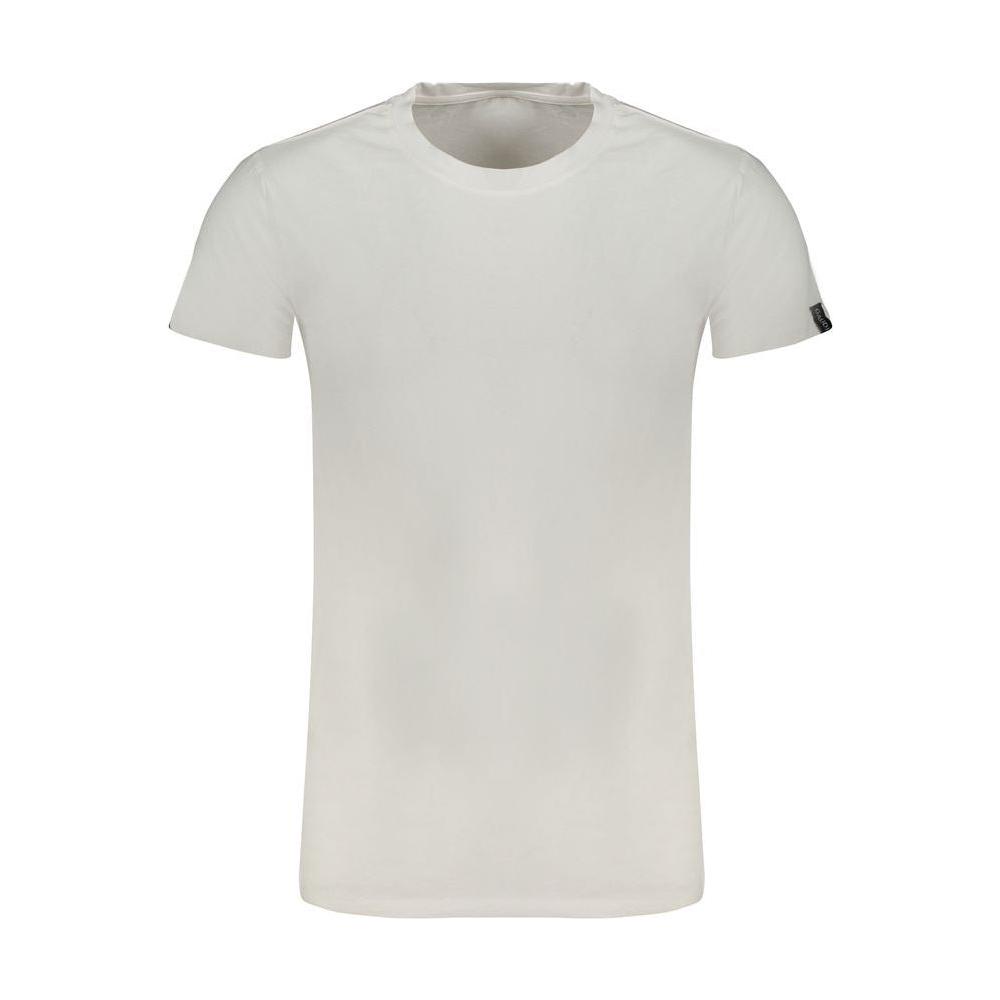 Gaudi White Cotton T-Shirt Gaudi