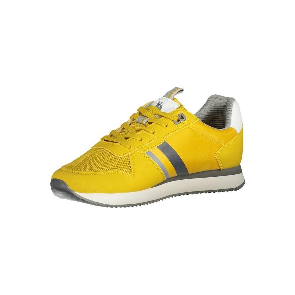 U.S. POLO ASSN. Yellow Polyester Men Sneaker U.S. POLO ASSN.