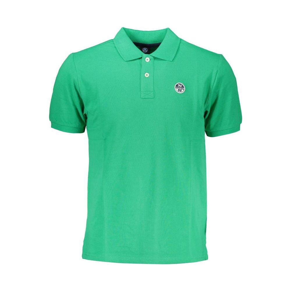 North Sails Green Cotton Polo Shirt North Sails