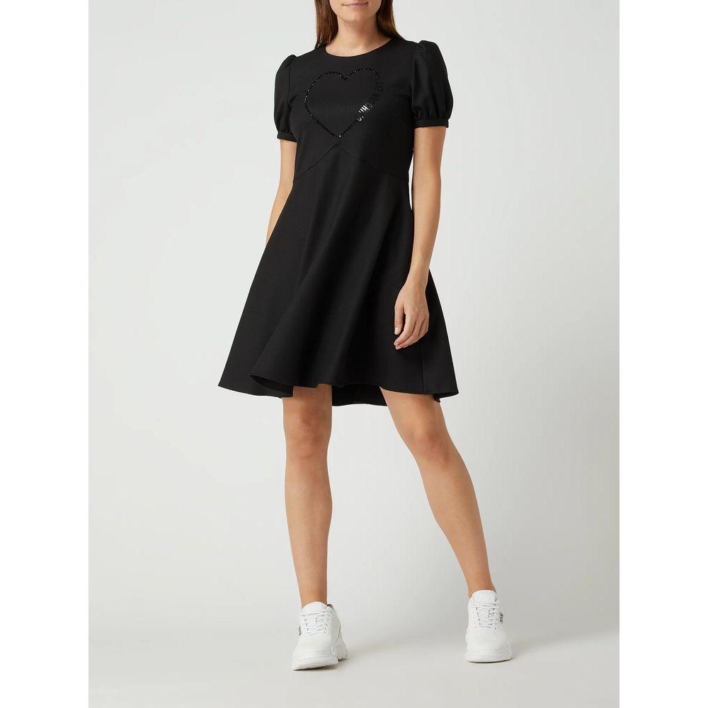 Love Moschino Black Polyester Women Dress Love Moschino