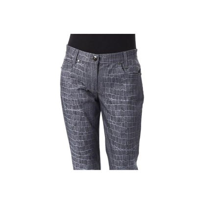 BYBLOS Black Viscose Women Pants