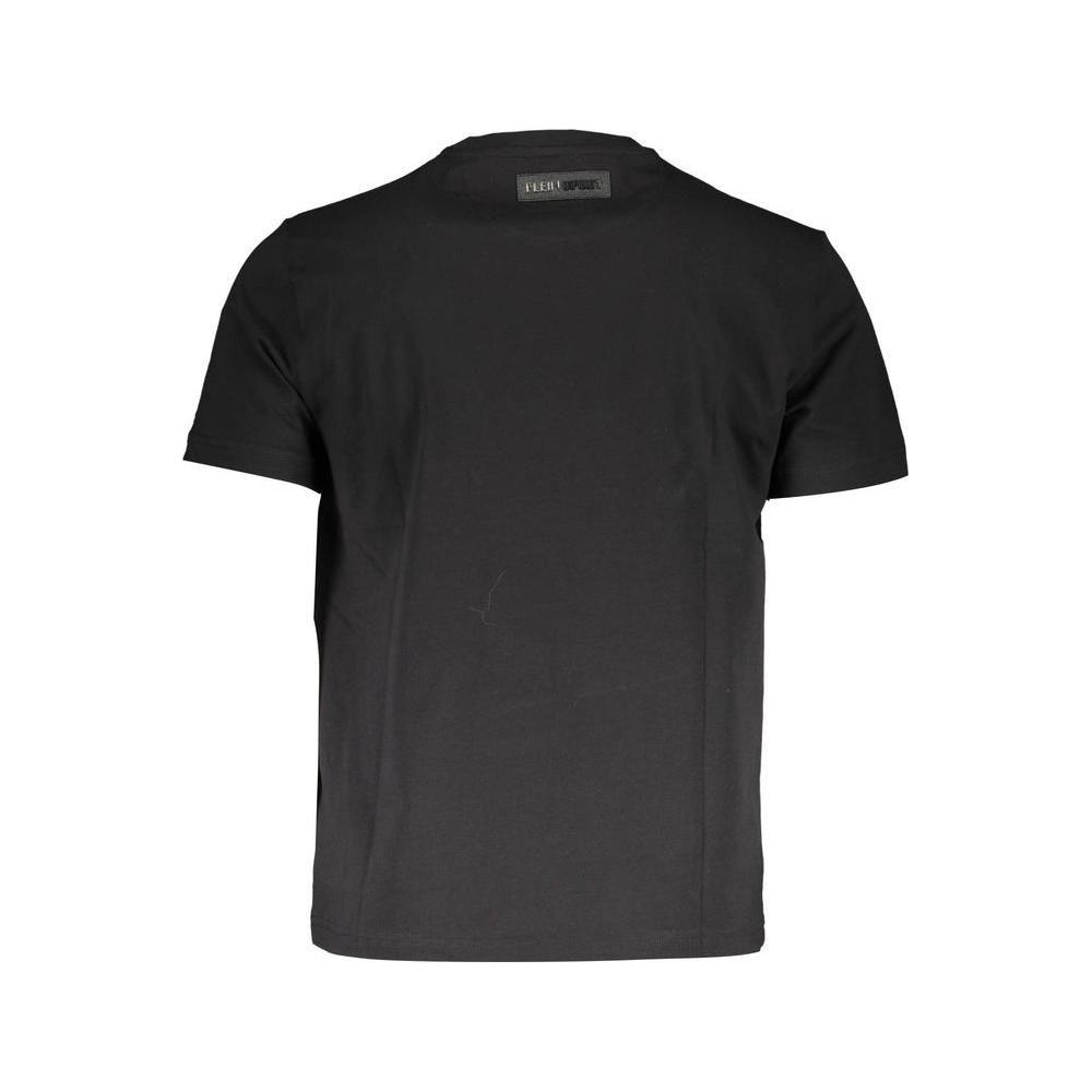 Plein Sport Black Cotton Men T-Shirt Plein Sport