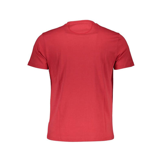 La Martina Red Cotton Men T-Shirt La Martina