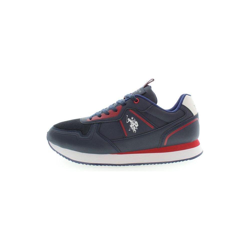 U.S. POLO ASSN. Sleek Blue Sneakers with Contrast Detail U.S. POLO ASSN.