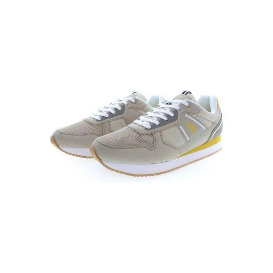 U.S. POLO ASSN. Beige Polyester Men Sneaker U.S. POLO ASSN.