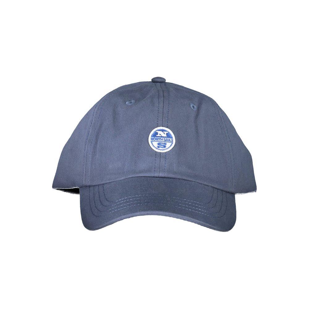 North Sails Blue Cotton Men Cap North Sails