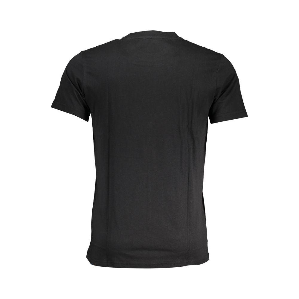 Cavalli Class Black Cotton T-Shirt Cavalli Class