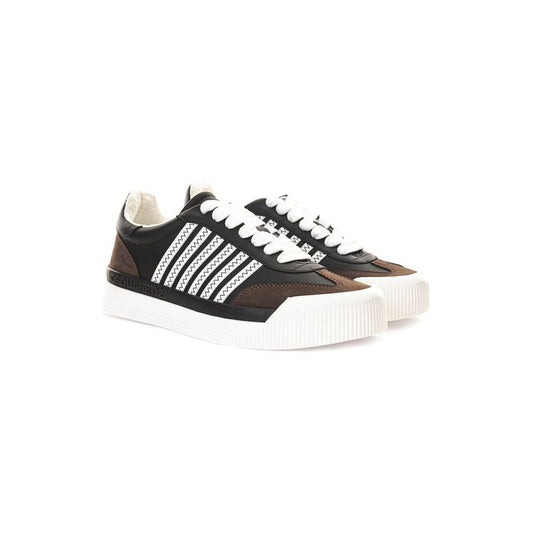 Dsquared² Black Leather Sneaker Dsquared²