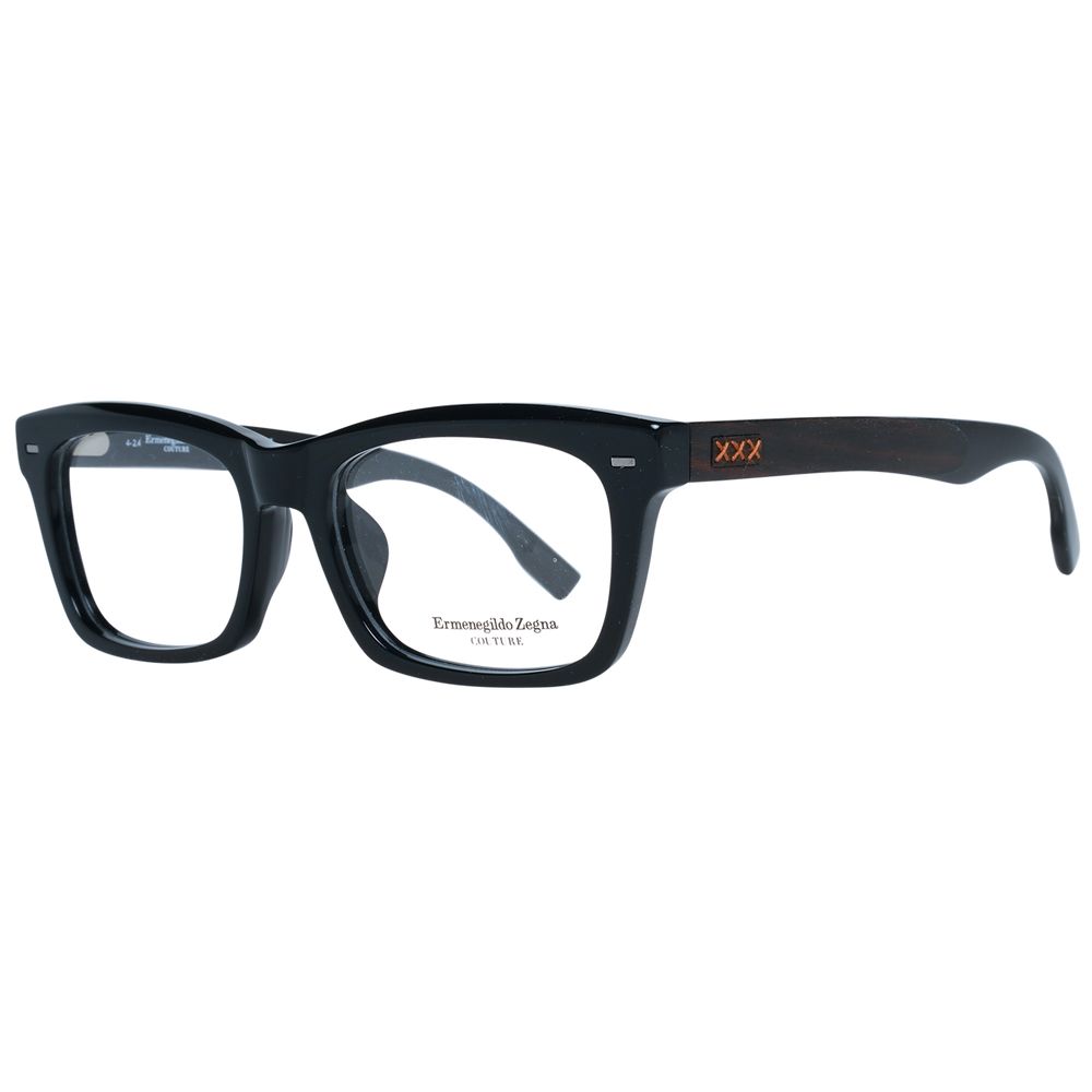 Ermenegildo Zegna Black Plastic Glasses (Frames)