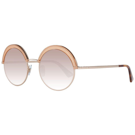 Web Rose Gold Metal & Plastic Sunglasses Web