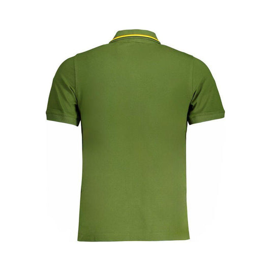 K-WAY Green Cotton Polo Shirt K-WAY