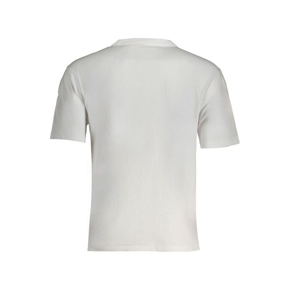 K-WAY White Cotton T-Shirt K-WAY