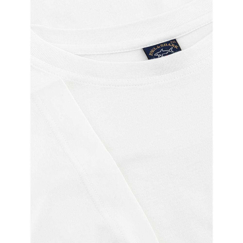 Paul & Shark White Cotton T-Shirt Paul & Shark