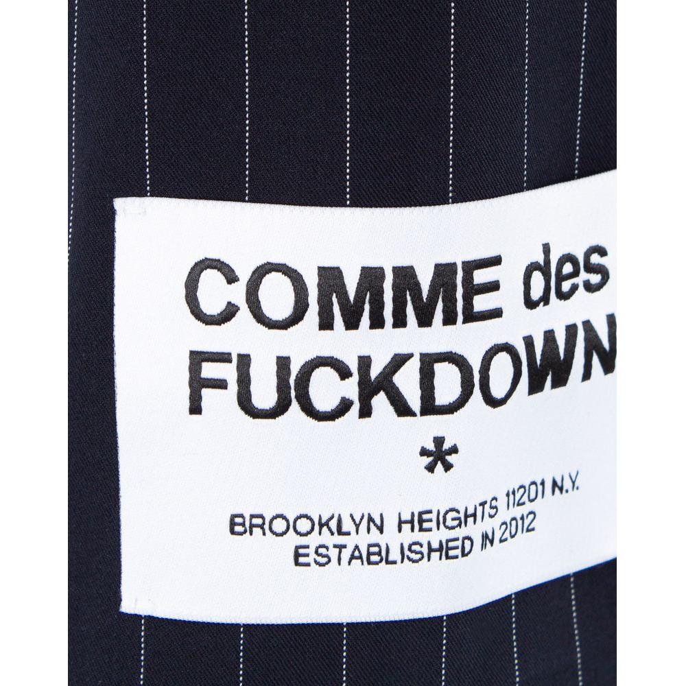 Comme Des Fuckdown Blue Polyester Suits & Blazer Comme Des Fuckdown