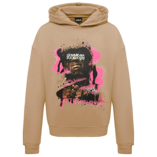 Comme Des Fuckdown Brown Cotton Sweater Comme Des Fuckdown