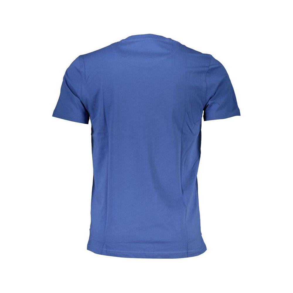 Harmont & Blaine Blue Cotton T-Shirt Harmont & Blaine