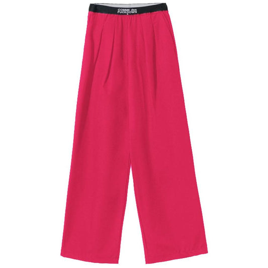 Comme Des Fuckdown Fuchsia Polyester Jeans & Pant Comme Des Fuckdown