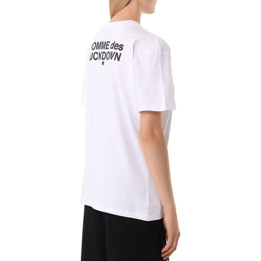 Comme Des Fuckdown White Cotton Tops & T-Shirt Comme Des Fuckdown