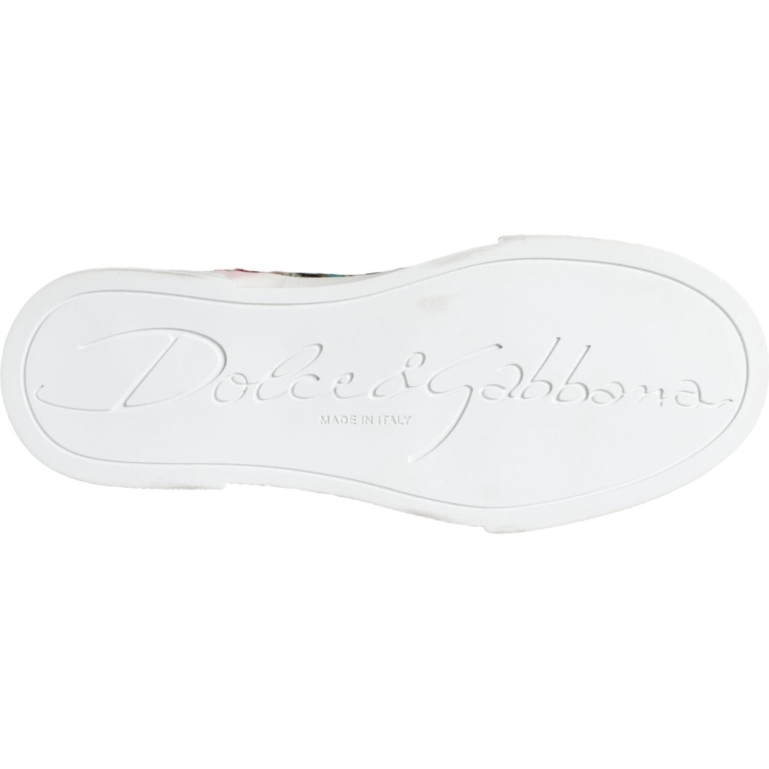 حذاء رياضي متعدد الألوان بشعار مرقع من دولتشي آند غابانا