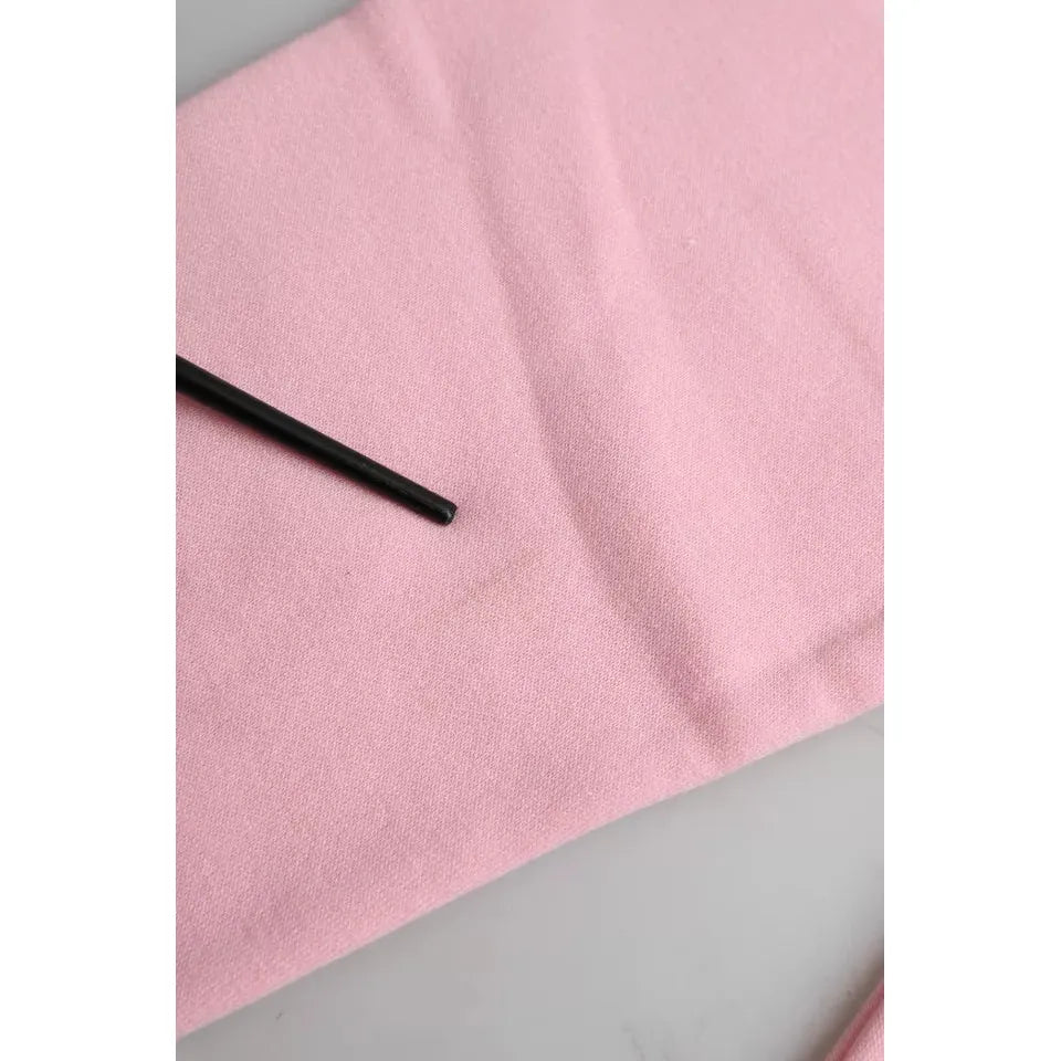 سترة فيليب موديل الوردية القطنية المطبوعة بشعار بأكمام طويلة