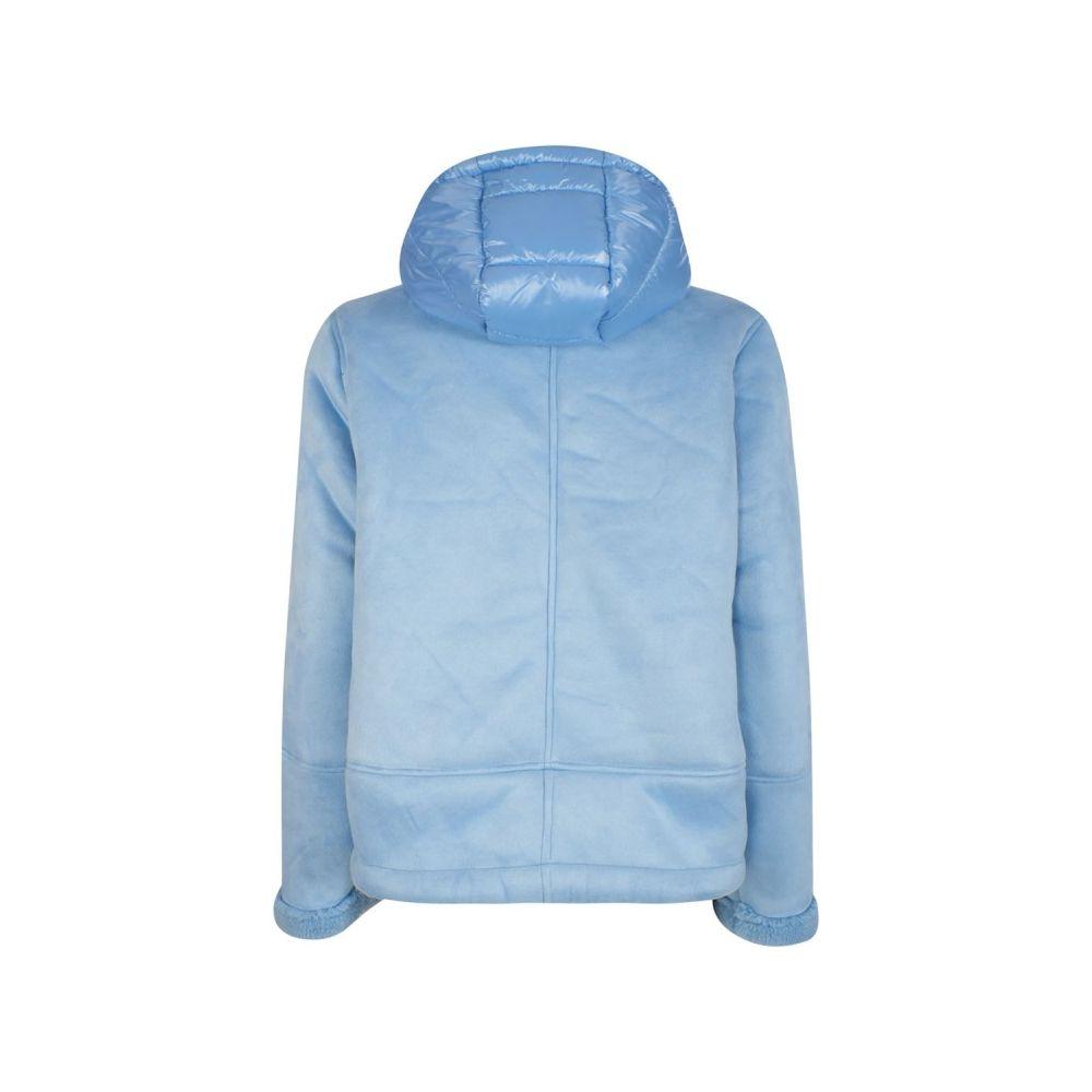 Yes Zee Light Blue Nylon Women's Jacket Yes Zee