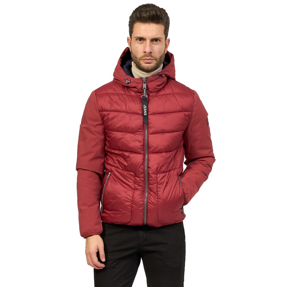 Yes Zee Red Nylon Jacket