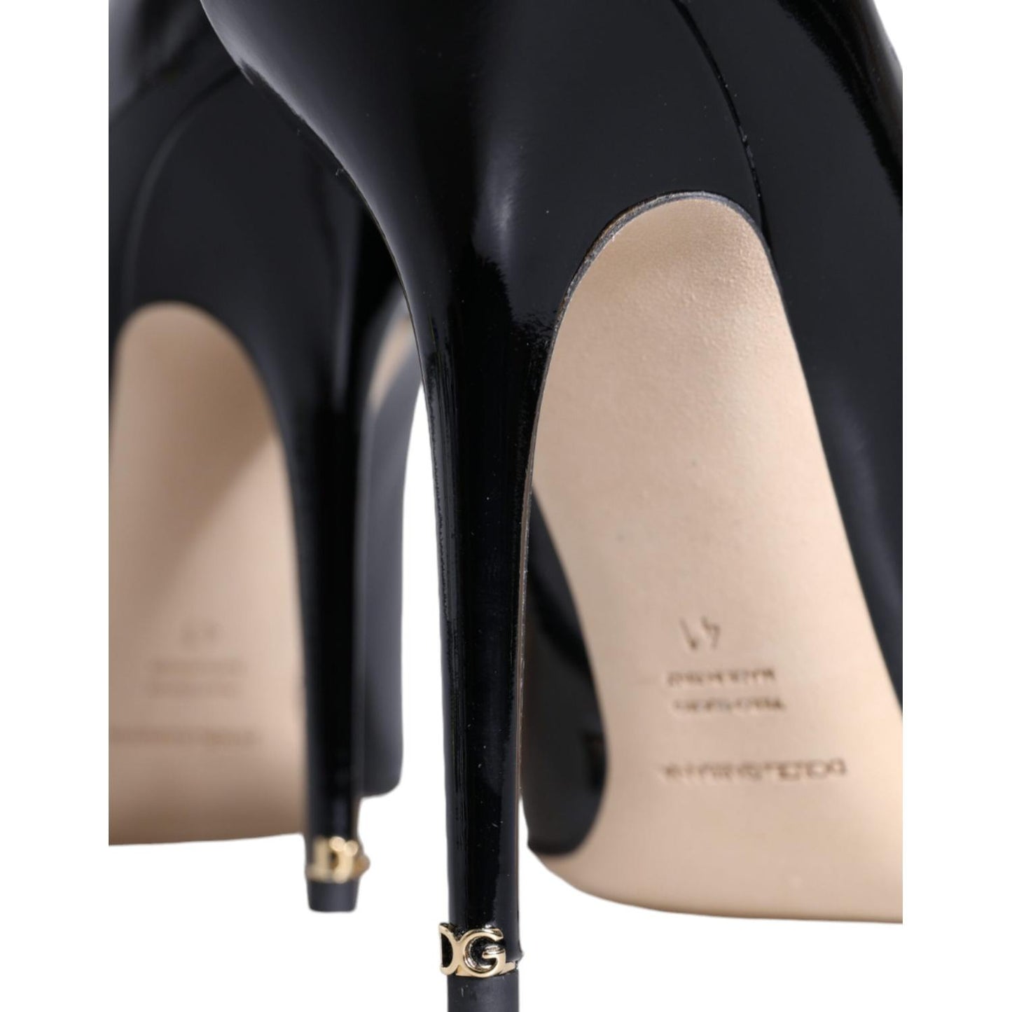 Dolce & Gabbana Black Patent Leather Bellucci Pumps Heels Shoes Dolce & Gabbana