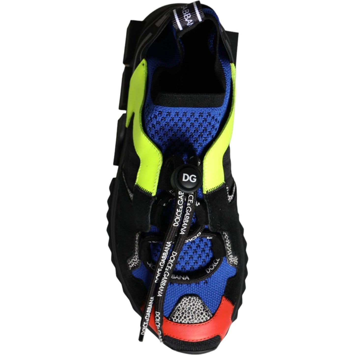 Dolce & Gabbana Multicolor Mesh Sorrento Trekking Sneakers Shoes Dolce & Gabbana