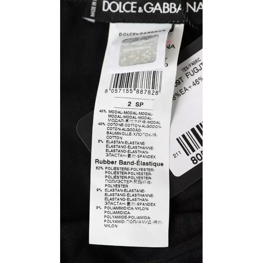 Dolce & Gabbana Black Modal Stretch Branded Logo Underwear Dolce & Gabbana