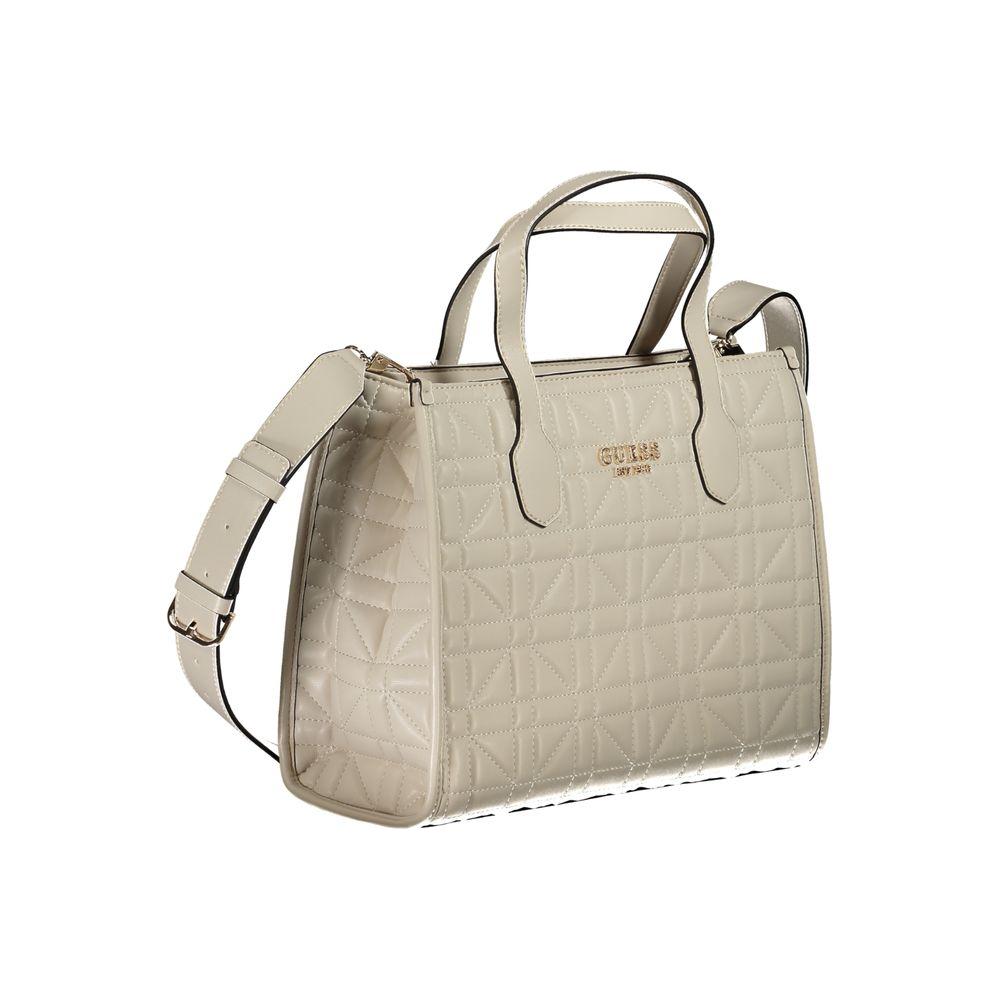 Guess Jeans Beige Polyethylene Handbag Guess Jeans