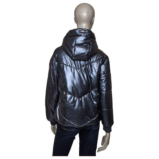 Baldinini Trend "Blue Polyester Women Jacket" Baldinini Trend