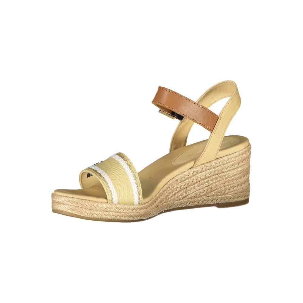 Tommy Hilfiger Beige Polyester Sandal Tommy Hilfiger