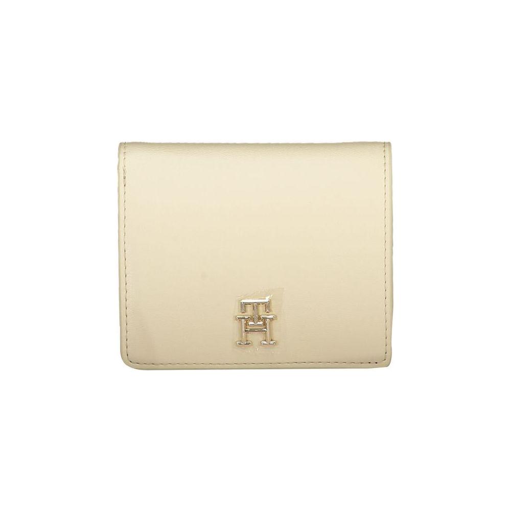 Tommy Hilfiger Beige Polyethylene Wallet Tommy Hilfiger