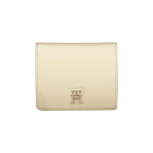 Tommy Hilfiger Beige Polyethylene Wallet Tommy Hilfiger