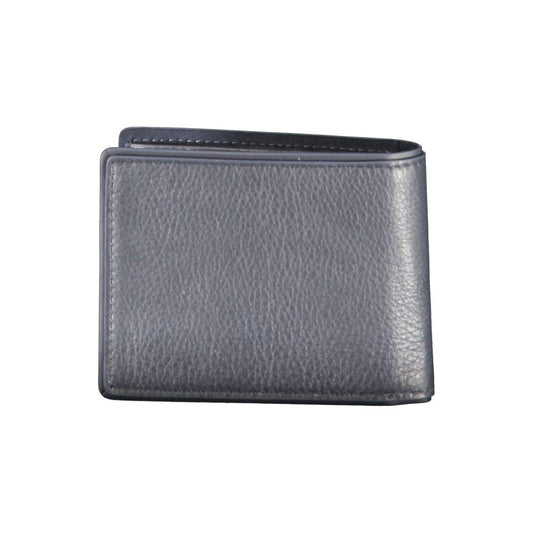 Tommy Hilfiger Blue Leather Wallet Tommy Hilfiger