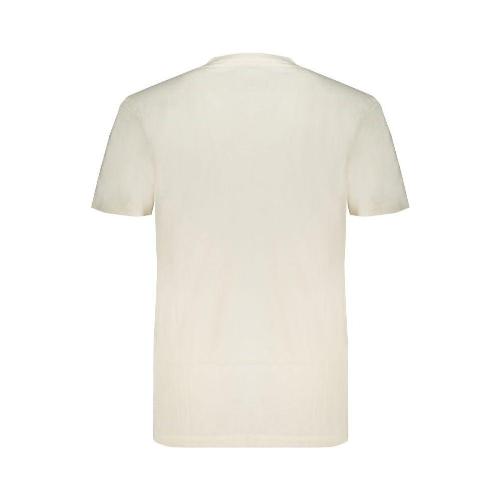 Calvin Klein White Cotton T-Shirt Calvin Klein