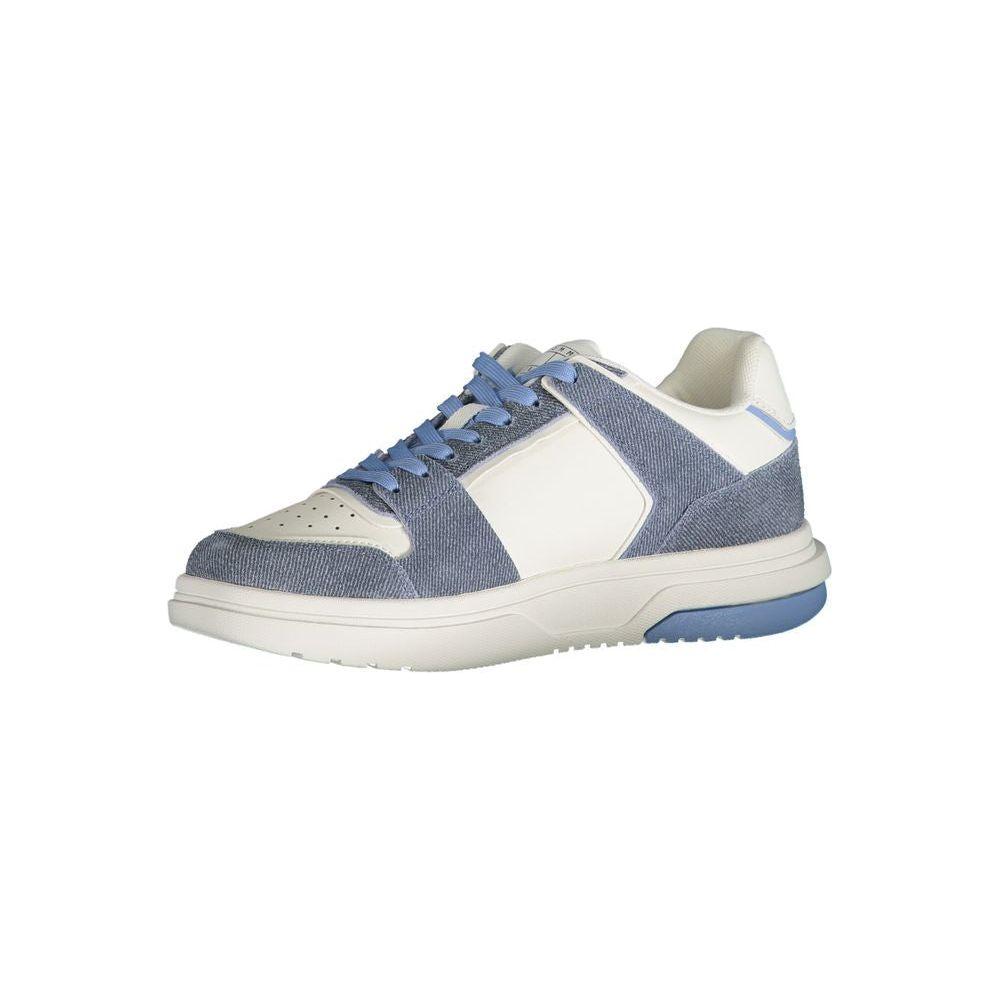 Tommy Hilfiger Light Blue Polyester Sneaker Tommy Hilfiger