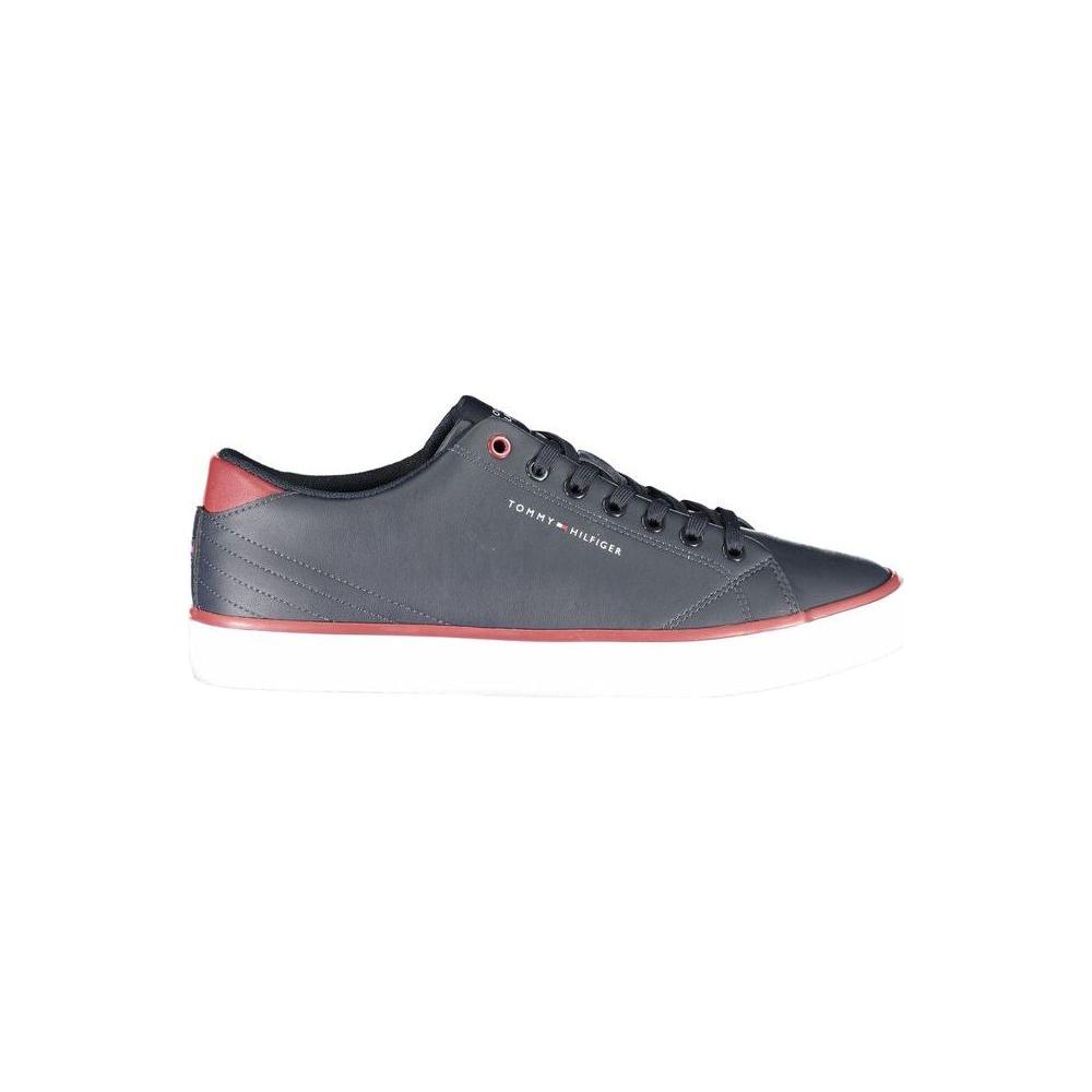 Tommy Hilfiger Blue Polyester Sneaker Tommy Hilfiger