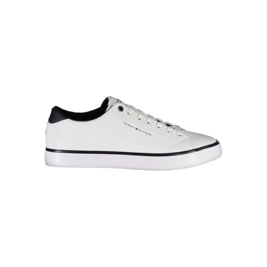 Tommy Hilfiger White Polyester Sneaker Tommy Hilfiger