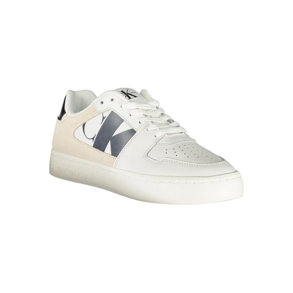 Calvin Klein White Polyester Sneaker Calvin Klein