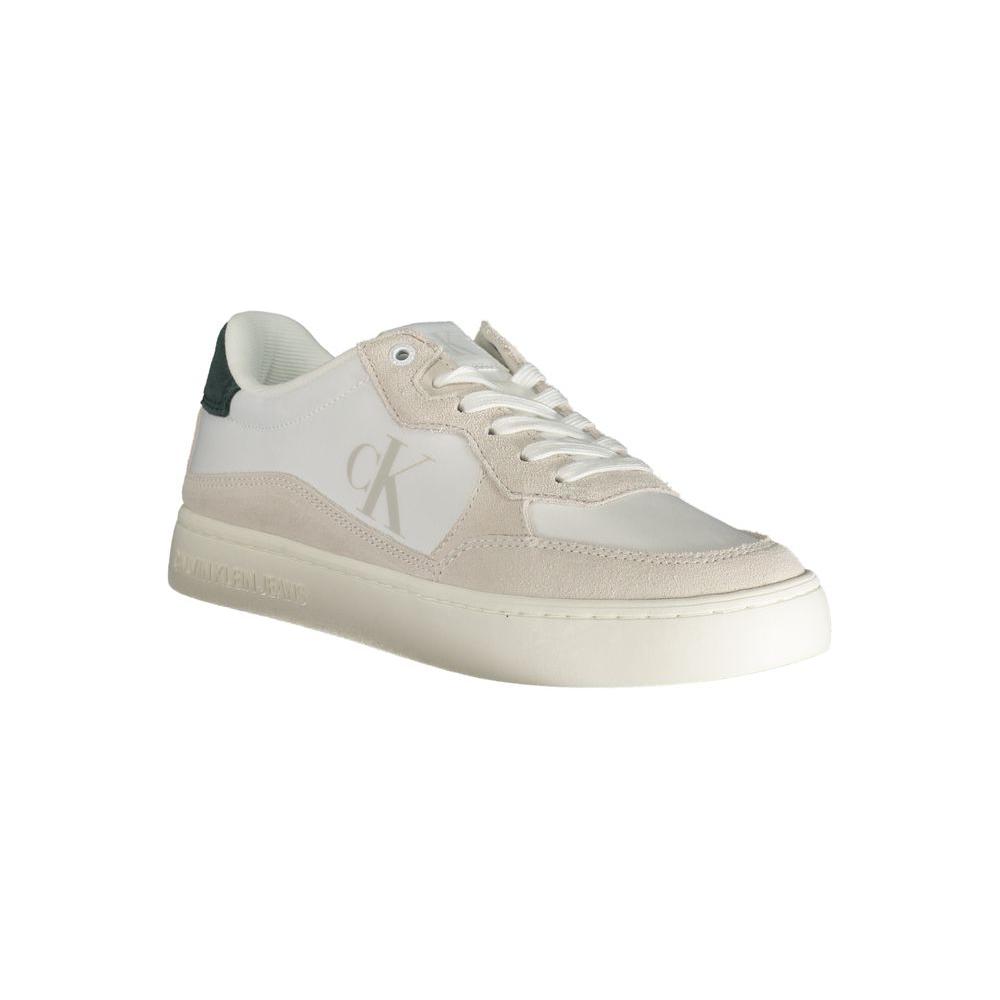 Calvin Klein White Leather Men Sneaker Calvin Klein