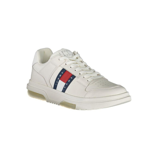 Tommy Hilfiger White Polyethylene Men Sneaker Tommy Hilfiger