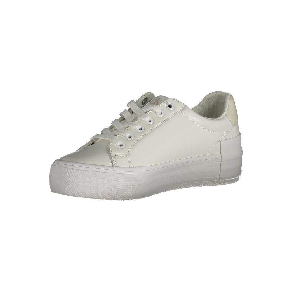 Calvin Klein White Leather Women Sneaker Calvin Klein