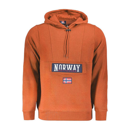 Norway 1963 Brown Cotton Men Sweater Norway 1963