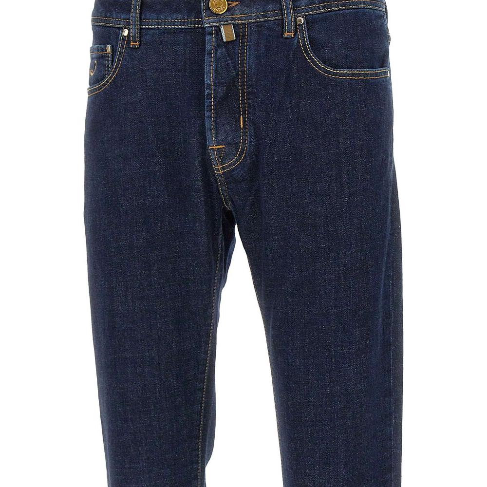 Jacob Cohen Blue Cotton Jeans & Pant Jacob Cohen