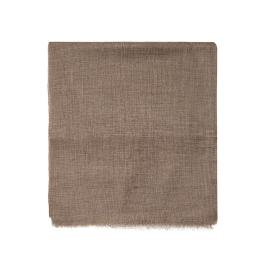 Tessitura di Novara Brown Cashmere Scarf Tessitura di Novara