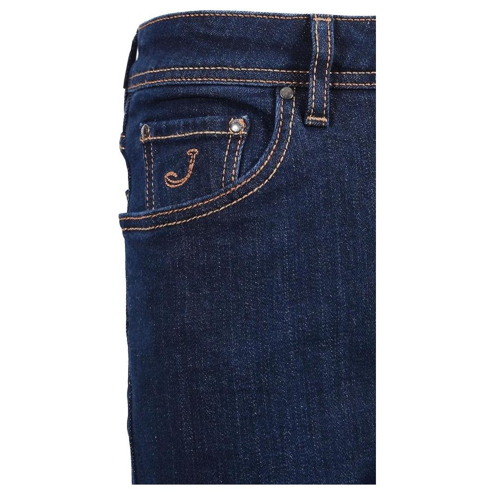 Jacob Cohen Blue Cotton Jeans & Pant Jacob Cohen